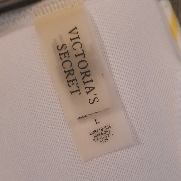 Victoria's Secret Plaid Tie Bikini Top L - Picture 4 of 4